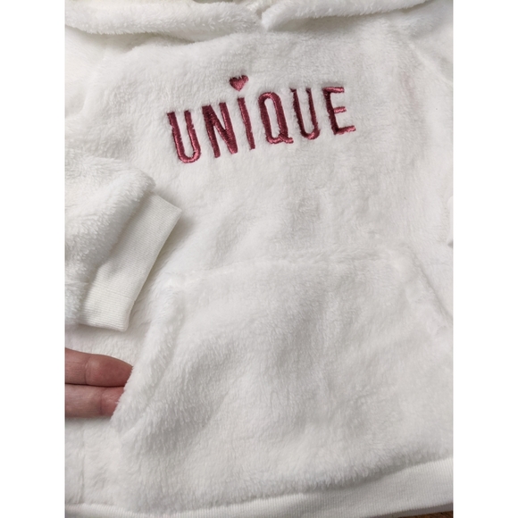 NEW with Tags Carter's White Polar Bear Fleece Hoodie  2T - Picture 6 of 9